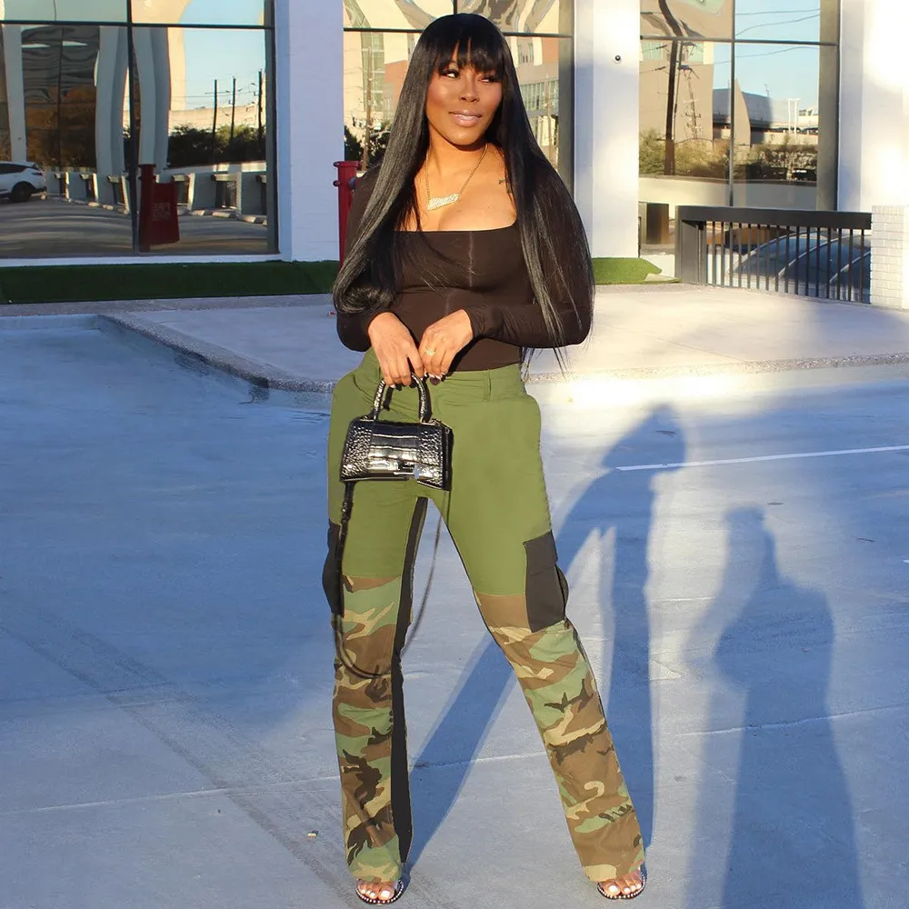 Stretchy clearance camo pants