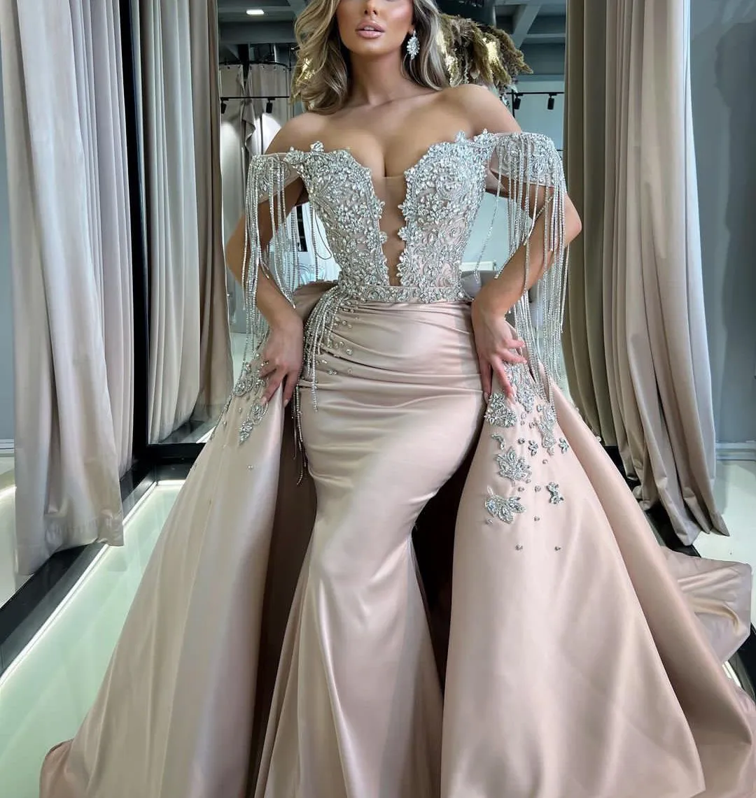 chinese dress ladies Luxury Elegant Evening Gown Dress with Long Sheer Sleeves – FineLook