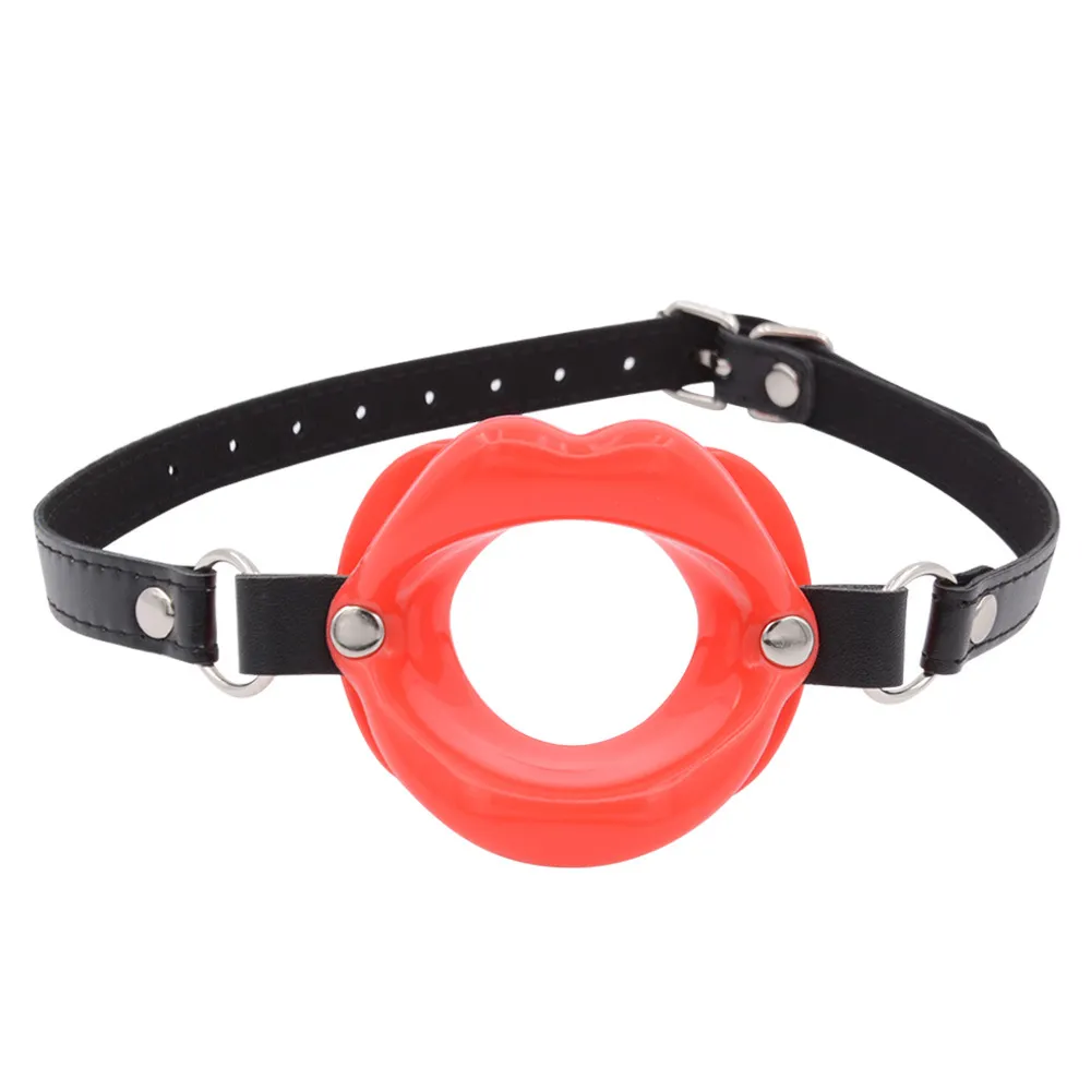 silicone-lips-o-ring-open-mouth-gag-erotic-bdsm-bondage-restraints-for