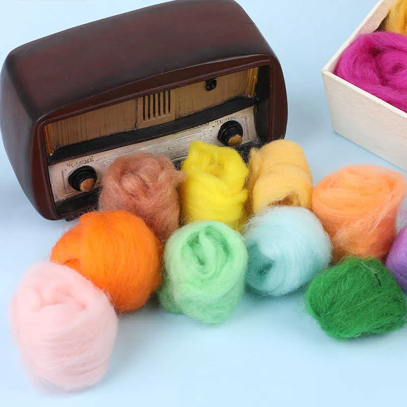 New KRABALL Felting Wool Needle Felting Kit Wool Felting Reekon Tools  Handmade Felt Needle Set Pack Felting Fabric Materials From Telmom, $5.07