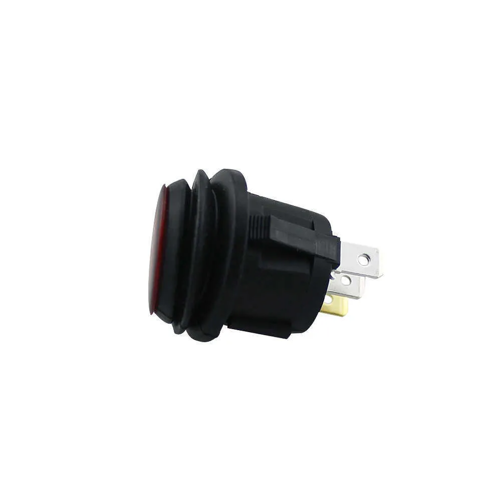 12V/24V Car Rocker Switch With Red LED | 3-Pin SPST ON/OFF Toggle, Water-Resistant, Fits 20mm Mounting Hole