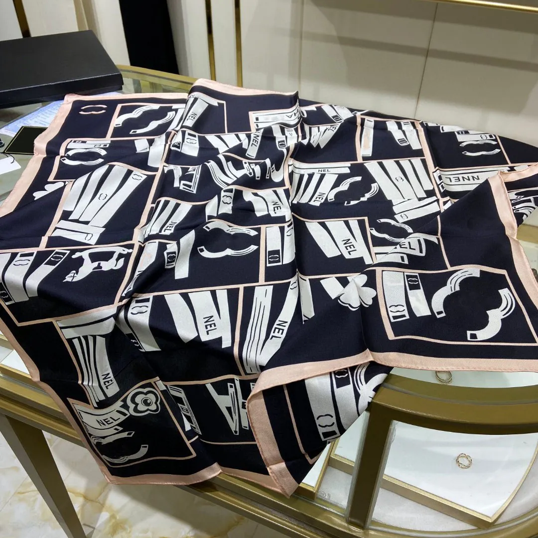 Dress Scarves Shawls - Elegant Oblong Silk Scarves with Folder Print ...