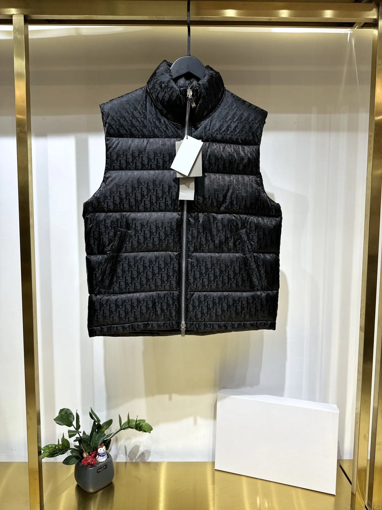 ジャケット・アウター DIANTE Hoodie down vest jacket 5142wjLT9lL.jpg