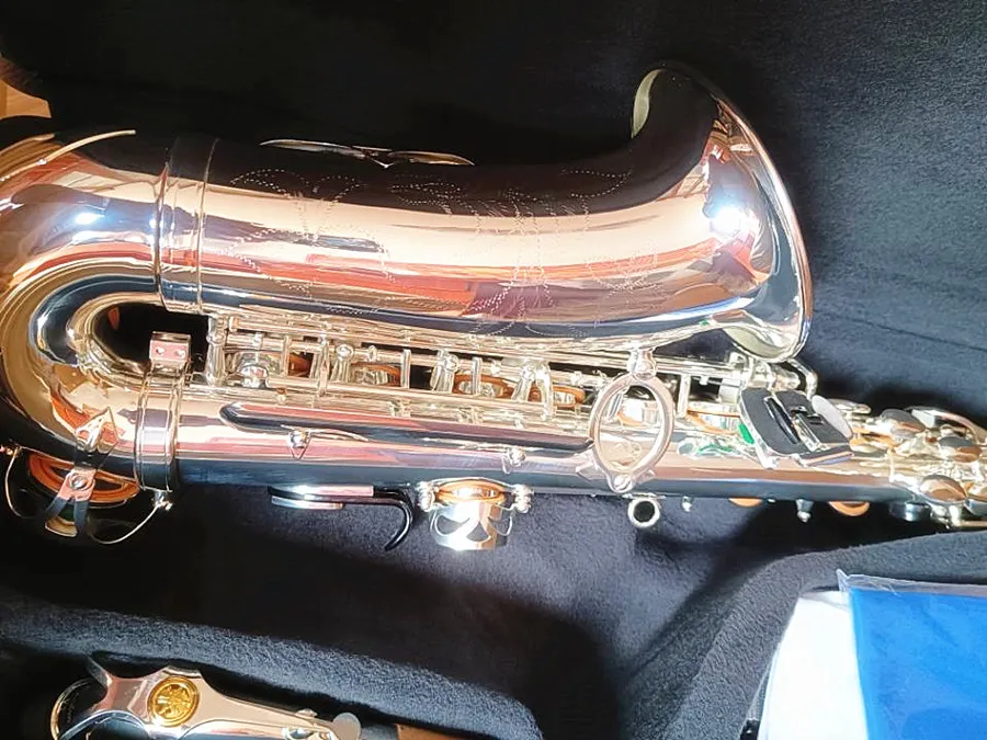 Best quality Alto Saxophone Japan YAS-82Z E-Flat Brass Silver Plated Sax Performance Musical Instrument With Case Accessories