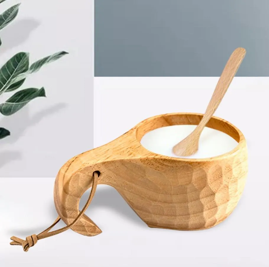 Tazas De Madera Taza Para Te Y Cafe Taza De Leche Portatil De Madera Natural Para Exteriores Con Asa Vajilla Decorativa Para El Hogar Taza De Te Kuksa Kasa De 5 61 DHgate