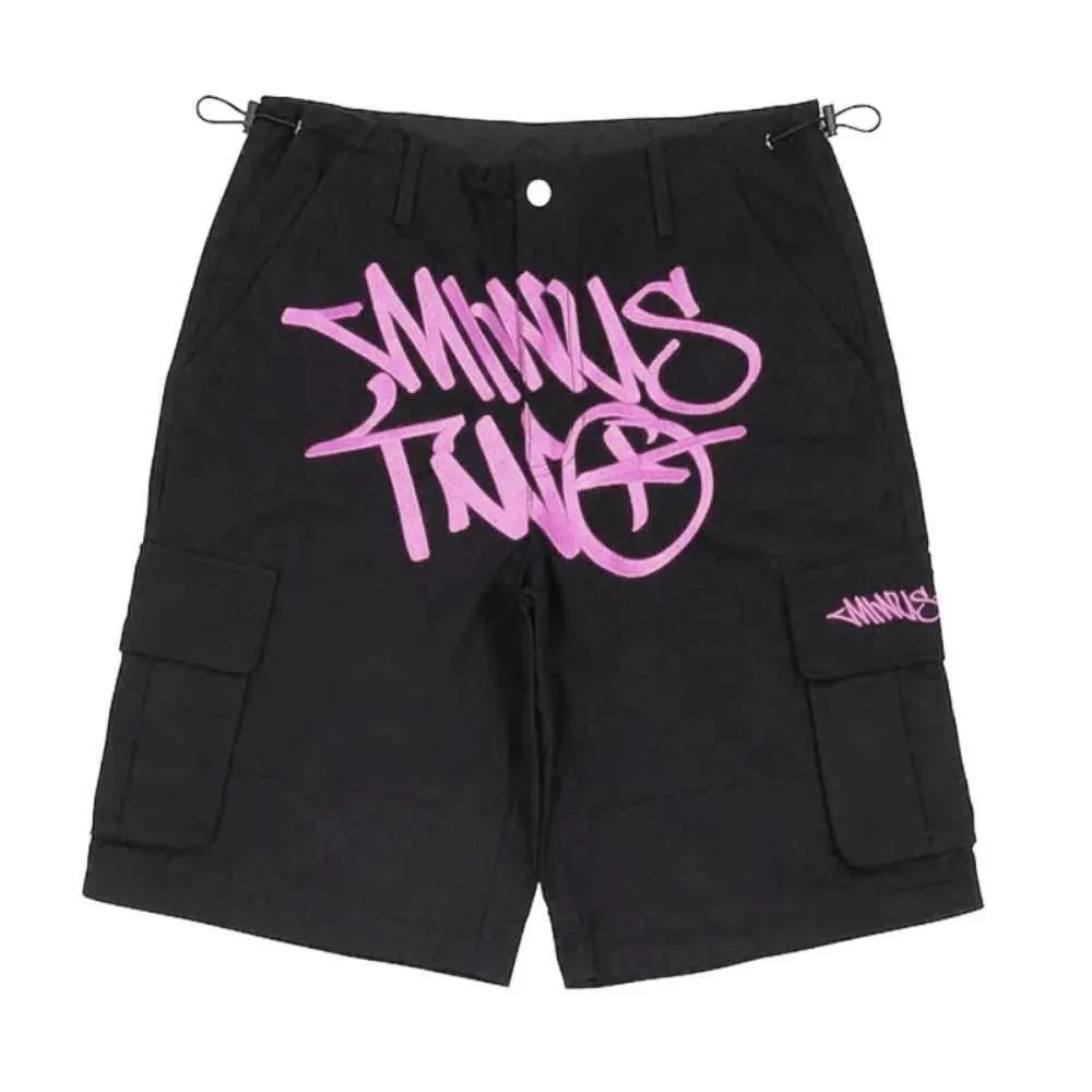 【HI FI FNK】Baddy Pigment Cargo Shorts Men's Flat Front Slim Fit Belted Cotton Cargo Shorts