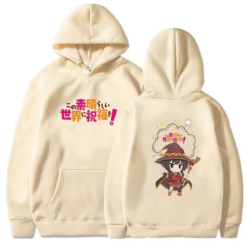 Megumin Kawaii Printed Hoodie And Sweatshirt For Women Anime