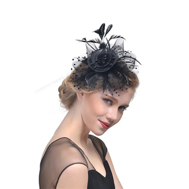 Wide Brim Hats Women Charming Wedding Elegant Bridal... From  display picture 3