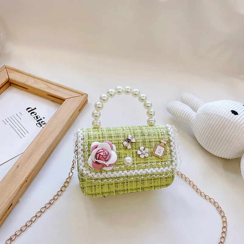 Sweet Princess Small Shoulder Bags Pearl Handle Children's Chain Crossbody Bag Lovely Doll Baby Girls Handbags Accessories Purse AliExpress | Chain Purse For Girls | mereva.mx