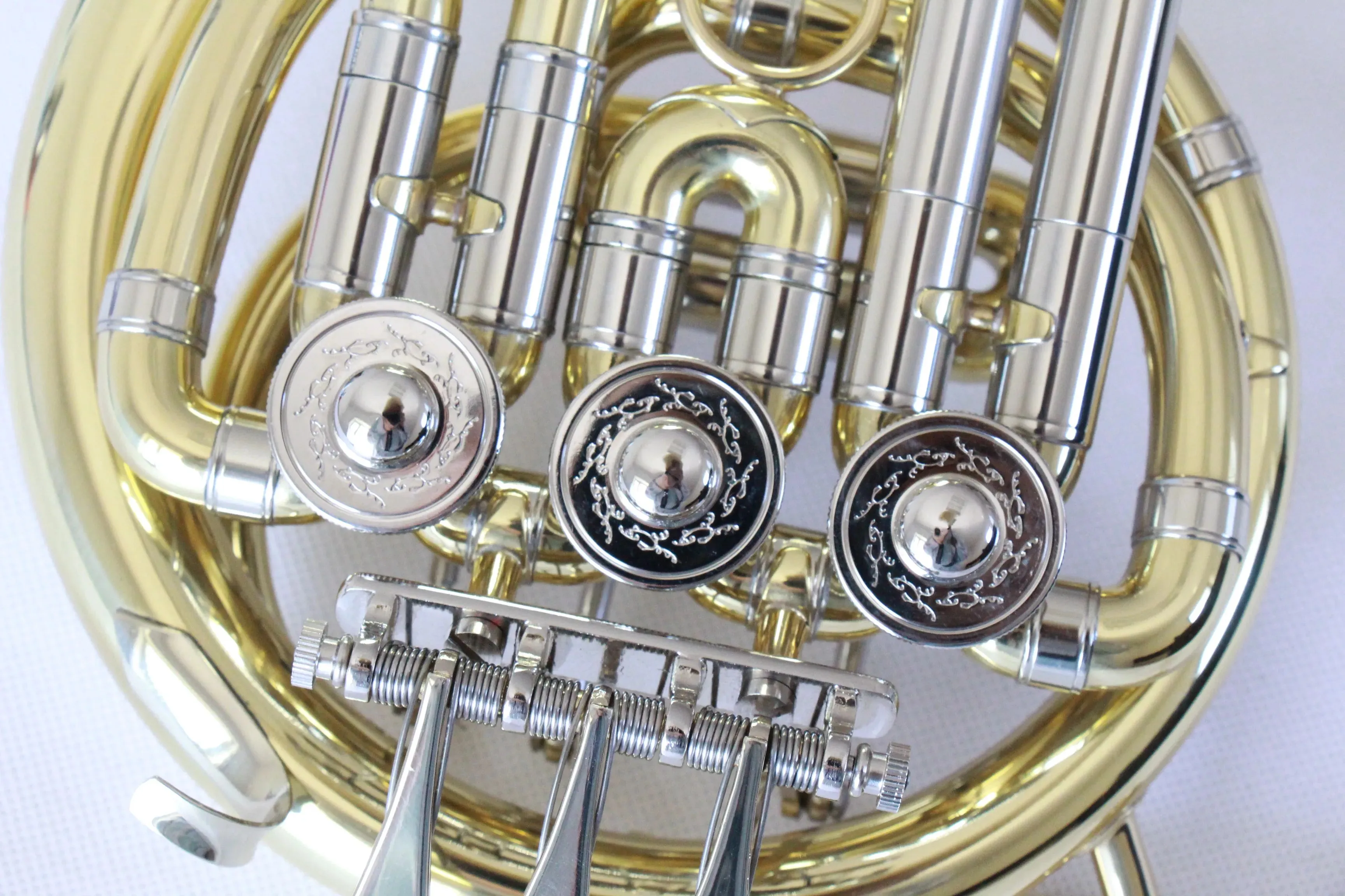 French Horn Instrument: Exquisite High F Key