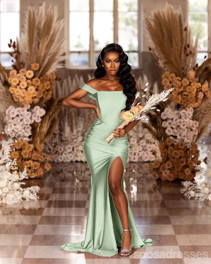 Mermaid Bridesmaid Dress One Shoulder Satin Floor-Length Gown with Ruched Draped Detail and Illusion Sleeveless Style from Dhgate Bridesmaid Dress - price 144.73 Mermaid Bridesmaid Dress One Shoulder Satin Floor-Length Gown with Ruched Draped Detail and Illusion Sleeveless Style from Dhgate Bridesmaid Dress - price 144.73