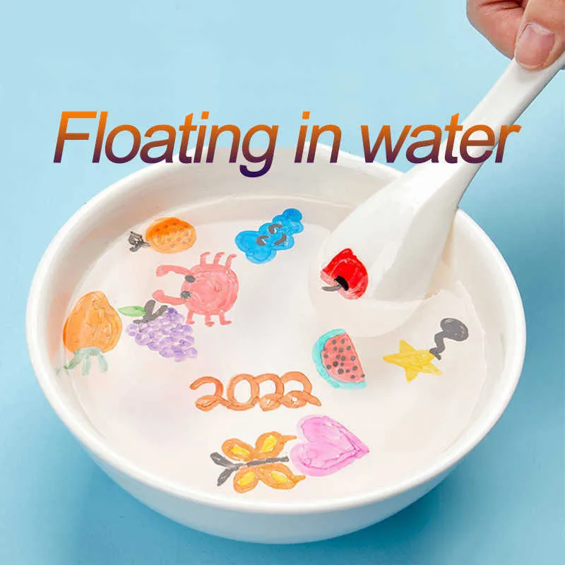 8/12 Colors Magic Floating Water Drawing Colorful Mark Pen