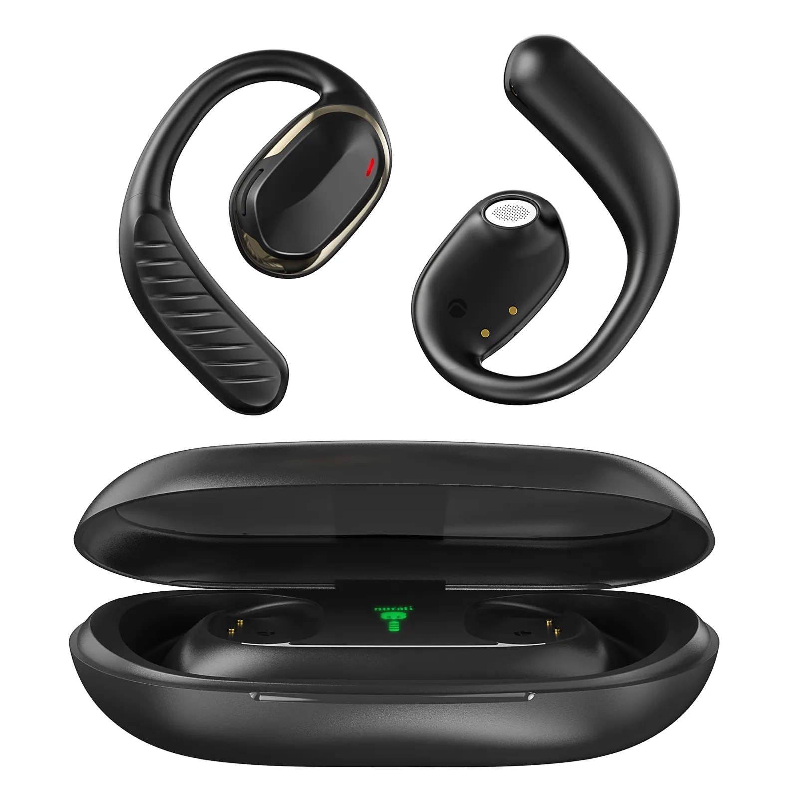 Fones de ouvido esportivos sem fio, TWS Bluetooth 5.3 Fones de ouvido, IPX5  à prova d'água, HiFi Com Cancelamento De Ruído Microfone, Toque inteligente  : : Eletrônicos