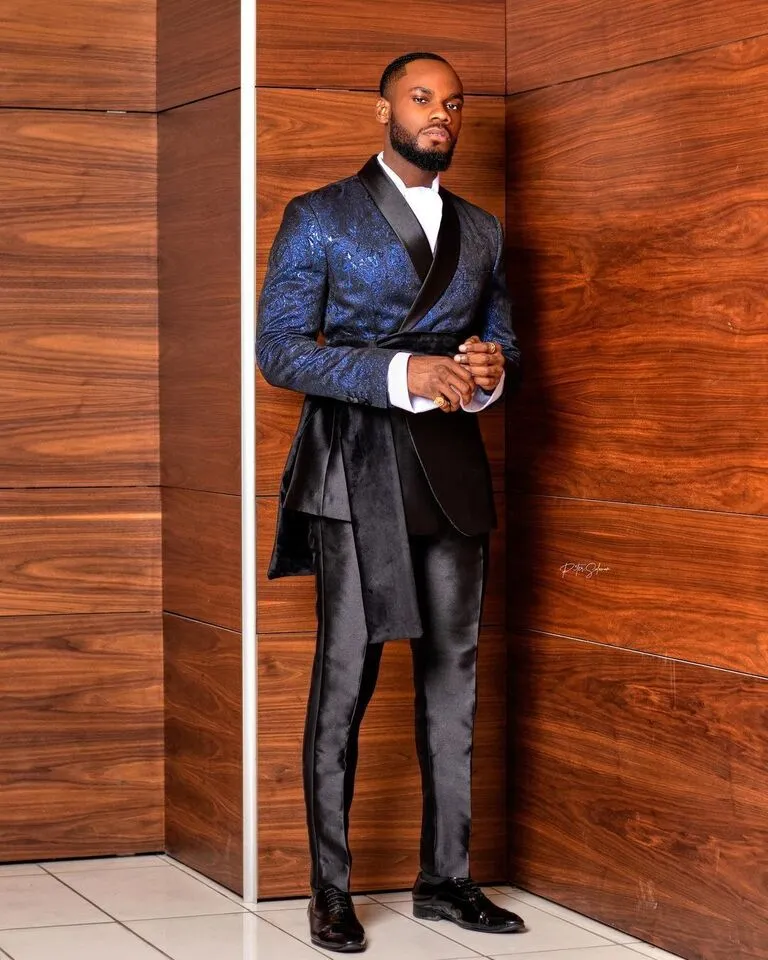 Blue suit party wear cheap