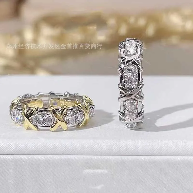 Tiffany & Co. Sixteen Stone Diamond Gold & Platinum Schlumberger Ring, -  Bloomsbury Manor Ltd