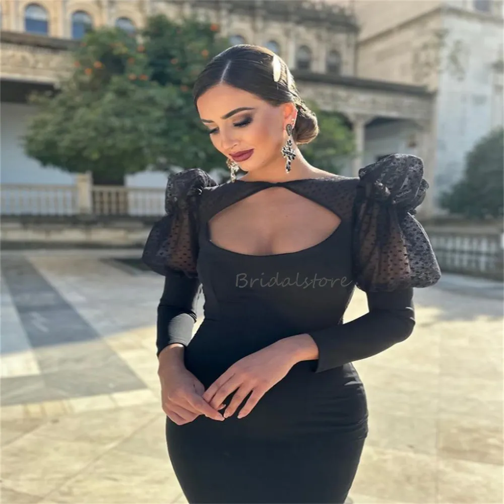 フラメンコにインスパイアされたドレス：ブラックポルカドットチュール