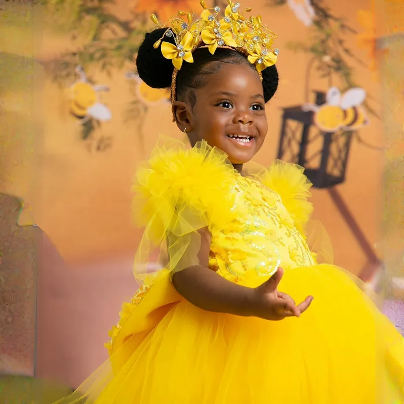 Nigerian Wedding  Wedding flower girl dresses, Flower girl, Wedding kids  outfit