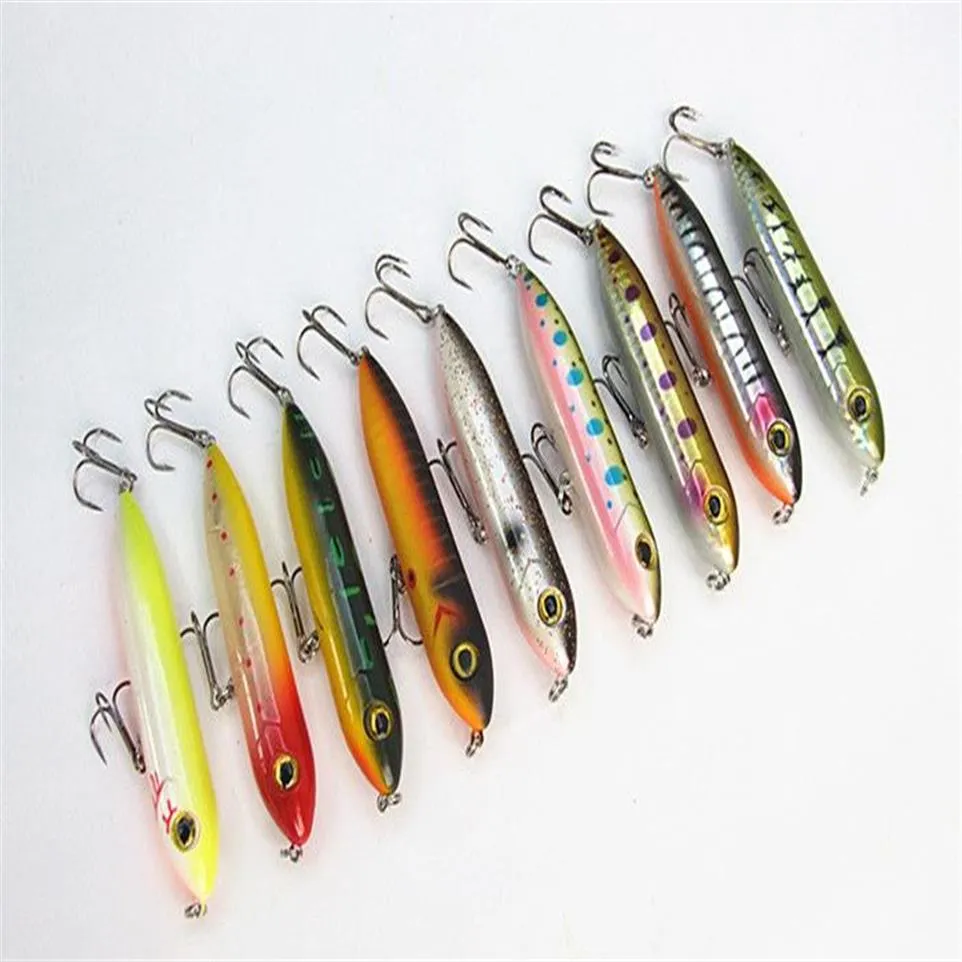 Pencil Shaped Walleye Ice Fishing Lures 9.2cm, 13g Minnow Hard