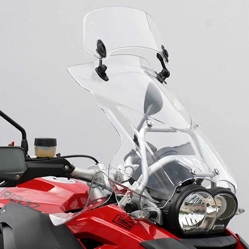 Einstellbar Windschild Windschutzscheibe Clip On Motorrad Spoiler