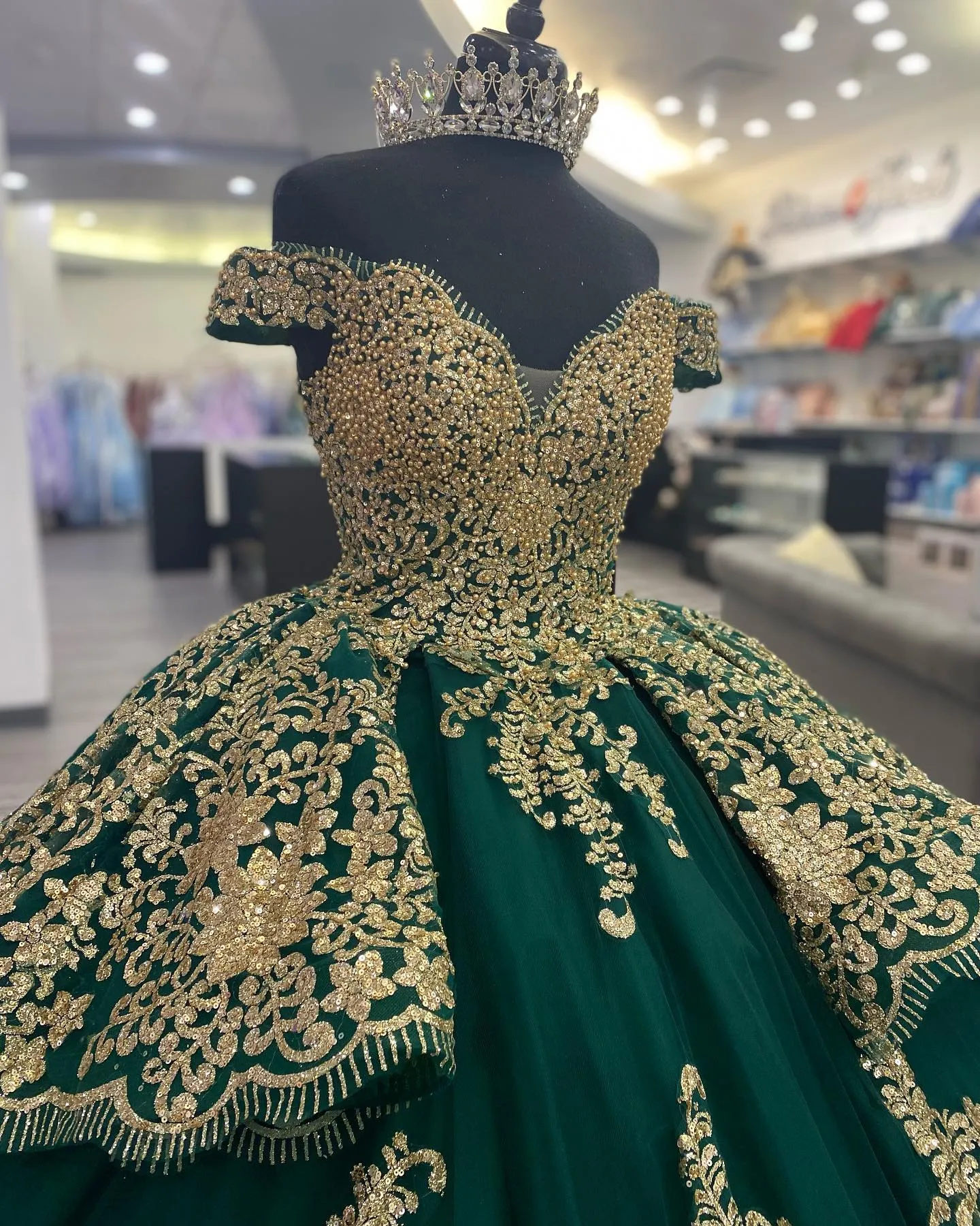 Super Matt Sequins Debut Gown | Shopee Philippines