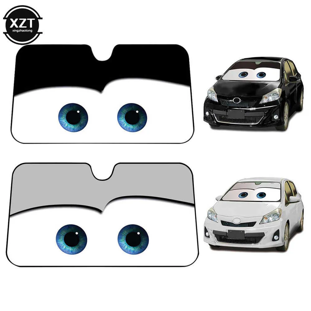 Cartoon Fensterfolie Beheizbares Windschutzscheibenvisier 4 Farbe Big Eyes  Pixar 130x70cm Auto Frontscheibenvisier Auto Sonnenschutz Von 12,17 €
