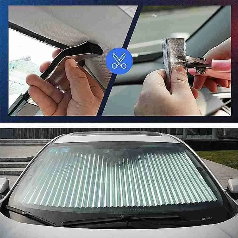 Foldable Auto Sun Shade Window Visor UV Protection For Car Truck SUV Windshield - Foto 13