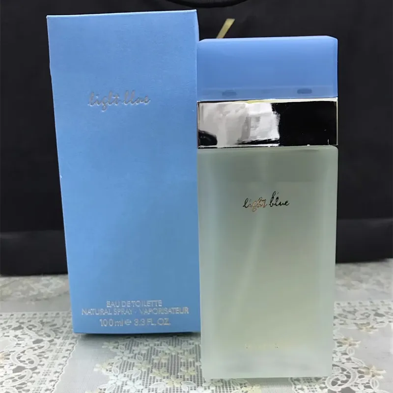 Wholesale Charming Designer Perfume light blue 100ml Women's Eau de Parfum Fragrance Deodorant