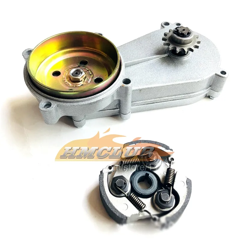 Kit D'embrayage Et Boîte De Vitesses 14T Pour Mini Quad 47cc-49cc - Chaîne T8F - Dimensions Env. 75 Mm