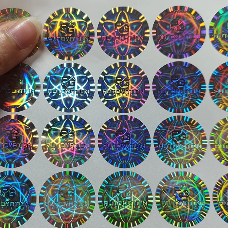 Pegatinas de números de 1 a 300, etiquetas redondas de holograma, 10mm,  redondas, números a juego