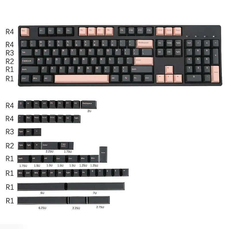 キーボード GMK olivia++ dark base kit + space bar キーボード