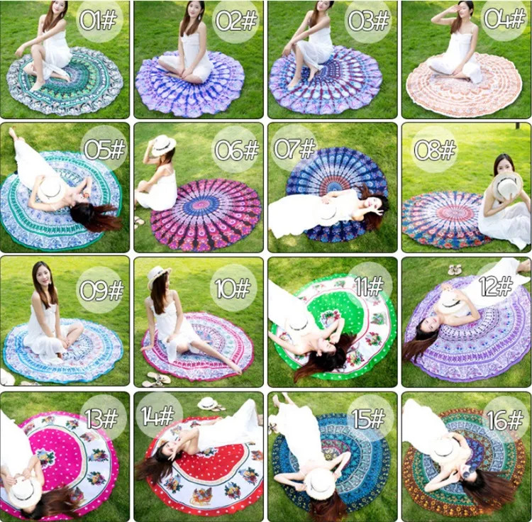 Arazzo Mandala Bohémien 210x150cm - Tappezzeria Parete Yoga Hippie Stile Indiano Decorazione Camera - Foto 11