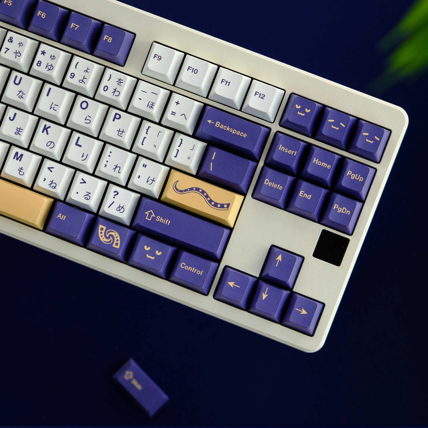 GMK Tako base + extra セット キーキャップ 自作キーボード Keyboards 129 Keys GMK Tako Keycaps Cherry Profile PBT Dye
