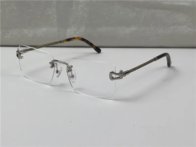 Vintage Rimless Eyeglasses with Braided Chain: Fashionable & Decorative ...