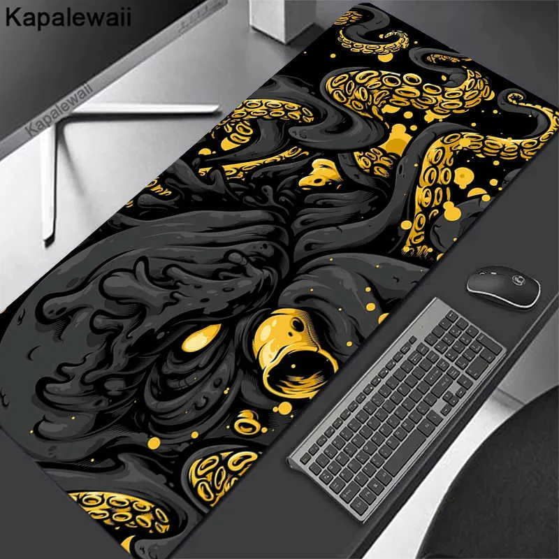 Tapis De Souris Repose Poignets Noir Et Blanc Grand Tapis De Souris  Ordinateur De Jeu Tapis De Souris Grand Tapis De Souris 1000x500 Clavier  Japonais Pour Ordinateur Portable PC Tapis De Bureau