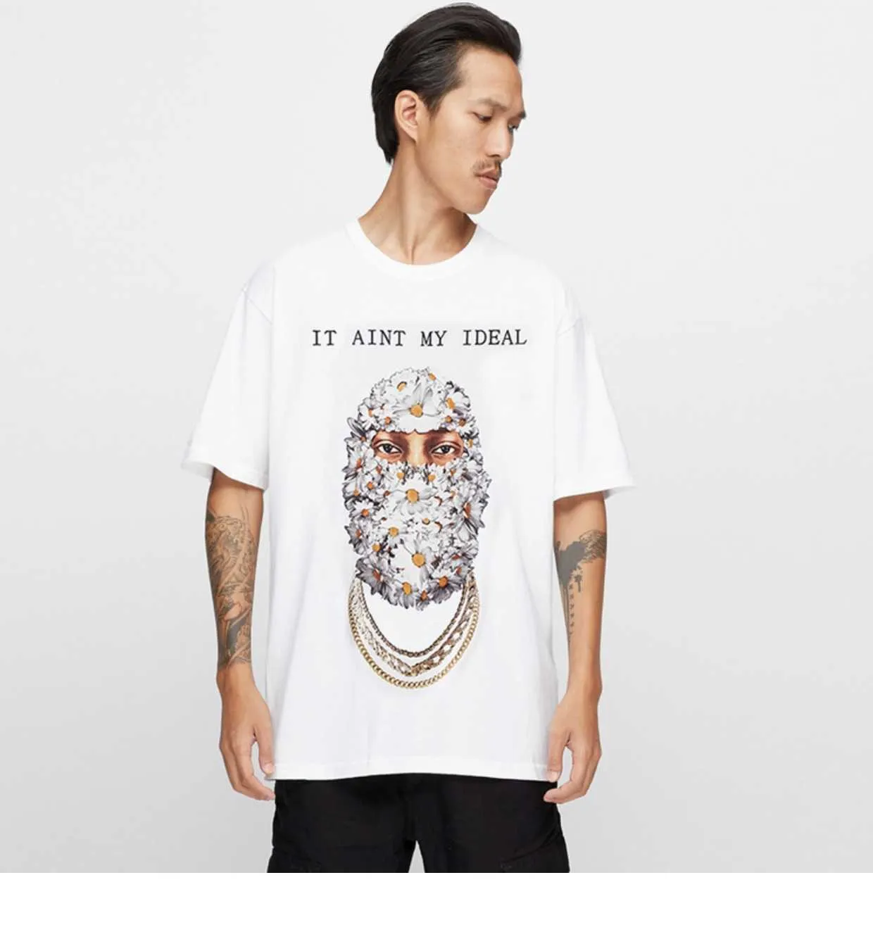 Ih Nom Uh Nit ユニセックス コットン Tシャツ ヒップホップ 