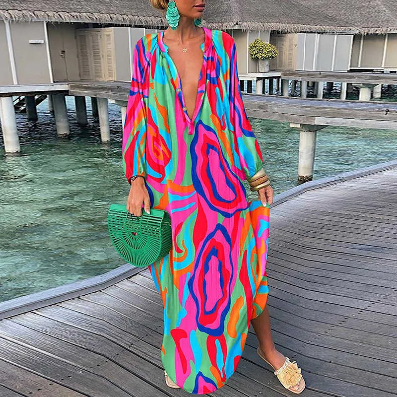 Casual Dresses 2023 Women Boho Print Loose Beach... From 17,41 | DHgate Casual Dresses 2023 Women Boho Print Loose Beach... From 17,41 | DHgate