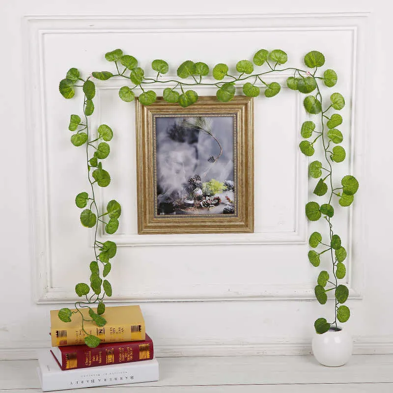 Decorative Flowers Wreaths 1.8M 3 Style Artificial Plants Green Lvy Leaves  Artificial Grape Vine Fake Leaves Wedding Decoration DIY Garden Craft  Flowers T230217 From Babiq04, $9.77