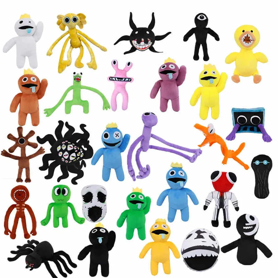 Roblox Rainbow Friends Pelúcia Brinquedos Jogo de Desenho Animado Bonecas  Presentes Crianças