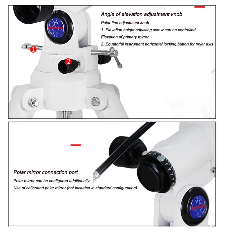 Maxvision EXOS 1 Equatorial Mount Tripod With 1.5 Steel Foot Stool