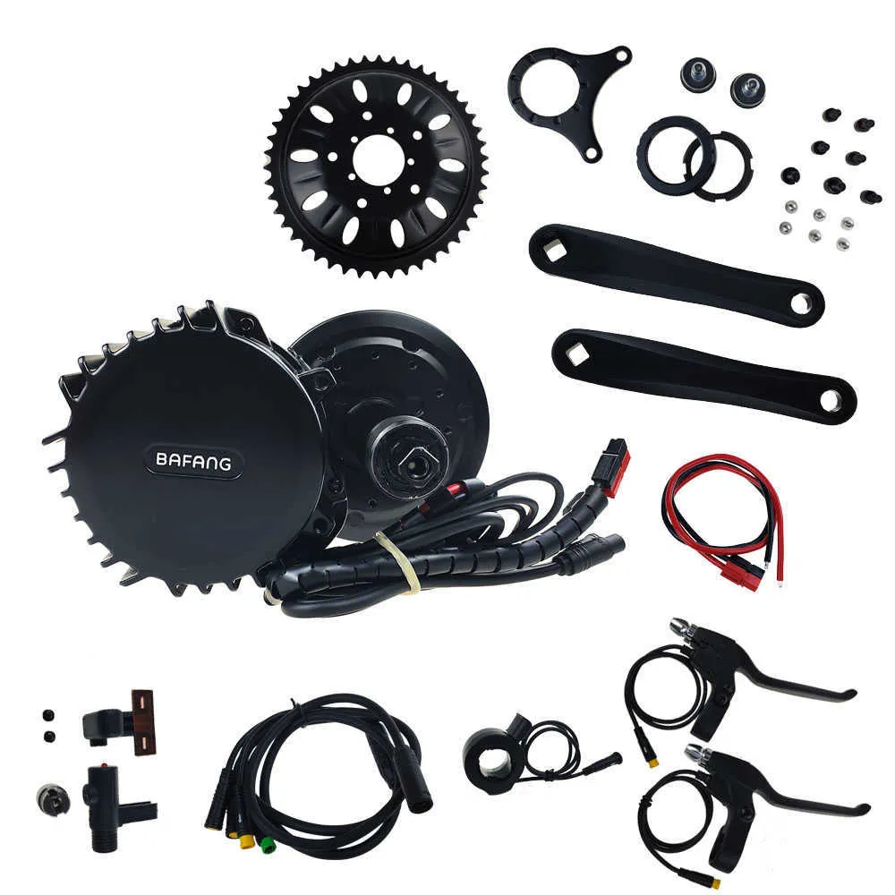48V 750W BAFANG BBS02B Mid Drive Motor Ebike Conversion Kits 500C Display 36t 08 Ykgm