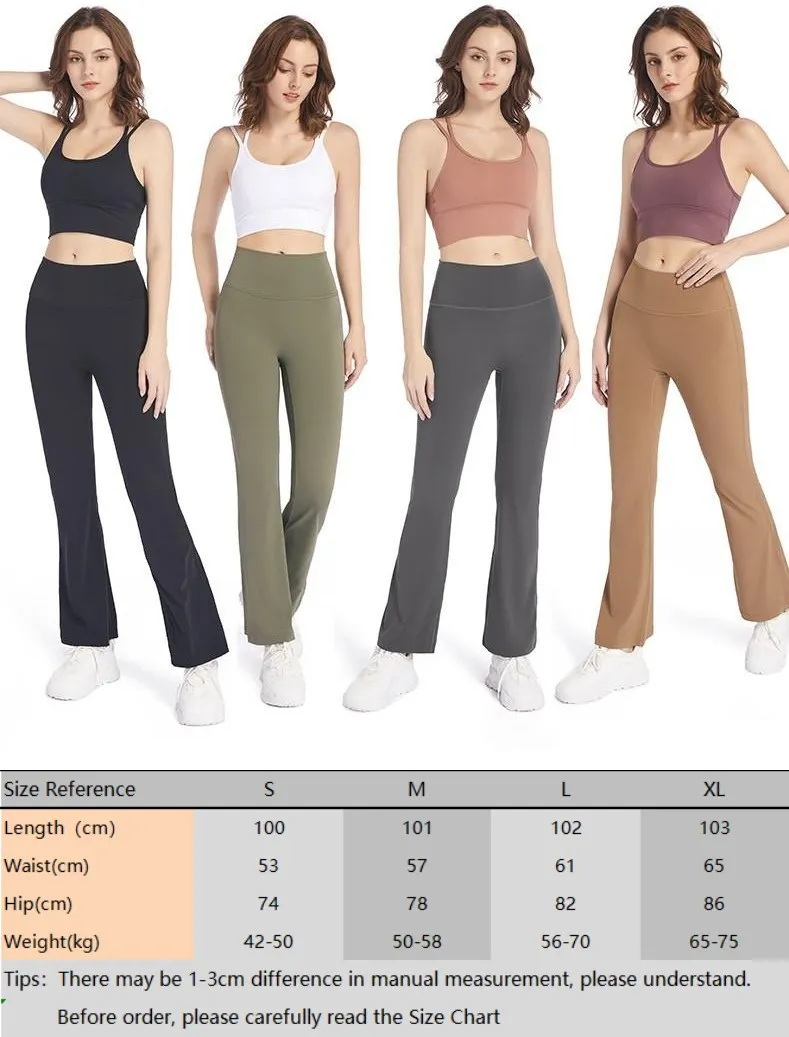 Bootcut Yoga Pants Cotton with Contrast Waistband - Walmart.com