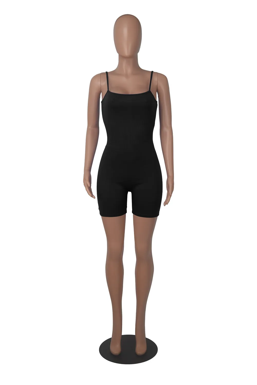 Bodycon Jumpsuit Spaghetti Strap Romper Shorts Summer Chic