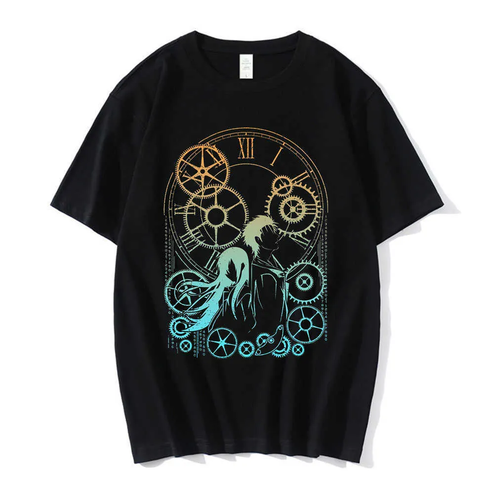 Anime Steins Gate Rintarou Okabe t shirt for Men and Women