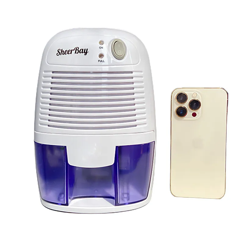 Gocheer Deumidificatore elettrico, mini deumidificatore portatile, 2000 ml, per bagno, appartamento, camera da letto, cantina, essiccatore, portata massima 30 m²