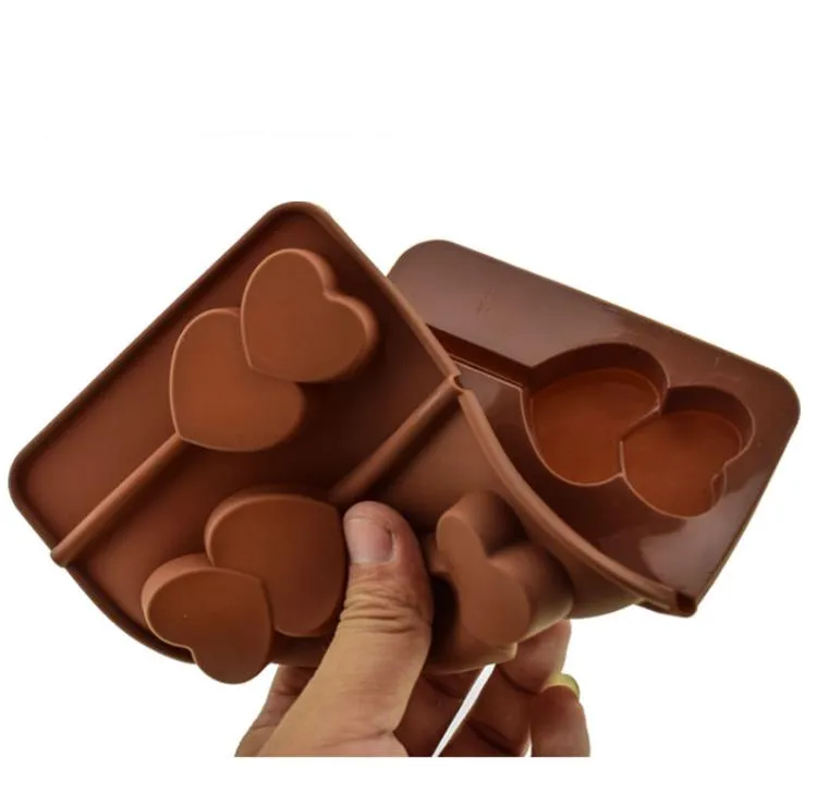 Set di 2 stampi a forma di margherita e tulipano, in silicone