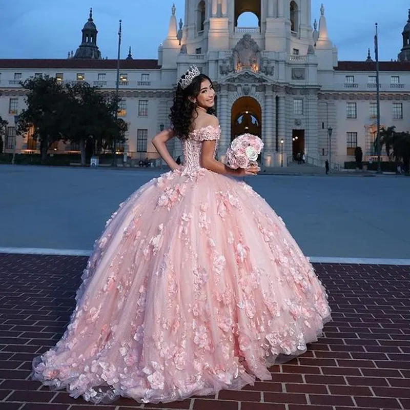 pink quinceanera dress