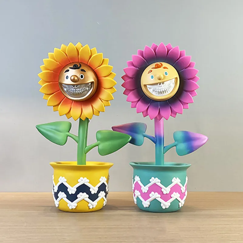 Ron English Sunflower Doll 42cm Prototype Doll Toy with Steel