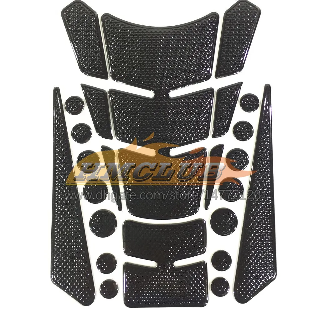 3D Carbon Fiber Motorcycle Tank Pad Protector For Kawasaki