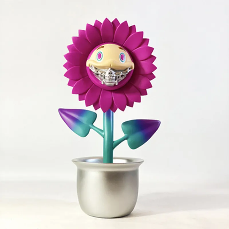 Ron English Sunflower Doll 42cm Prototype Doll Toy with Steel