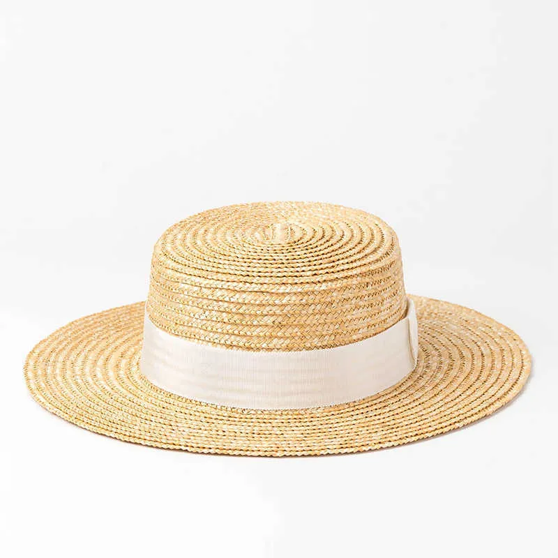 Wide Brim Straw Hat for Women with White Ribbon Bowknot  display picture 2